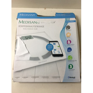 Weegschaal, merk Medisana, met connectie tot iphone.