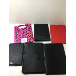 6x tablethoezen, verschillende soorten, geschikt voor ipad en tablet.