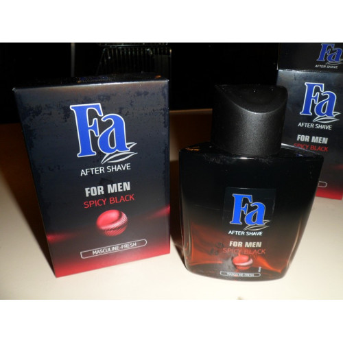 2x Fa Aftershave for men spicy black 100ml