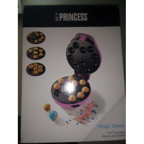 princess popcake maker met 3 inlegplaten donuts hartjes popcakes