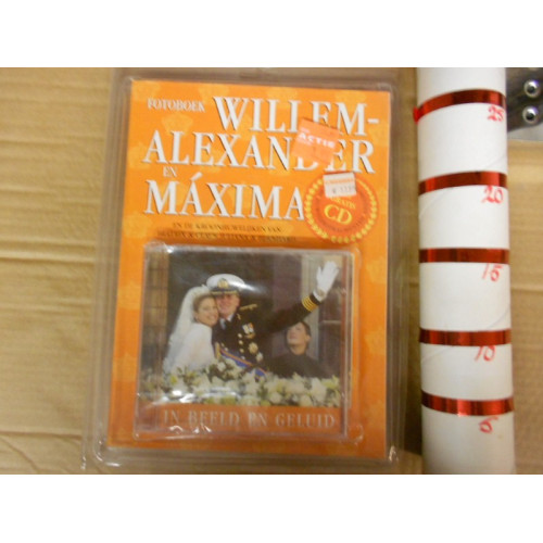 2 willem en maxima fotoboeken met cd