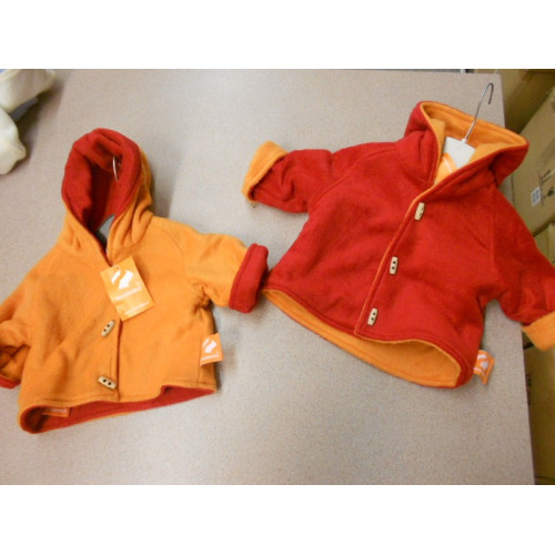 1 stuks baby jas, aan 2 kanten draagbaar,maat 62, wvp 39,95 