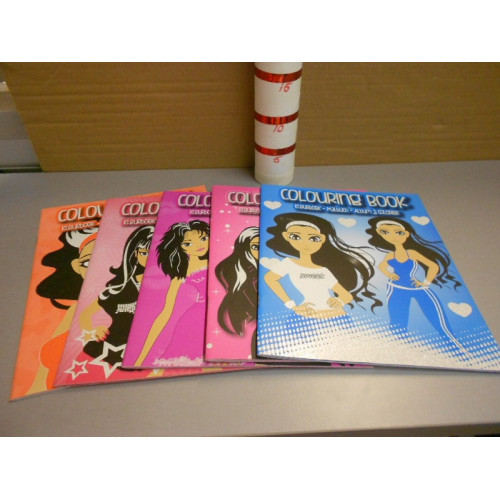 5 kleurboeken models