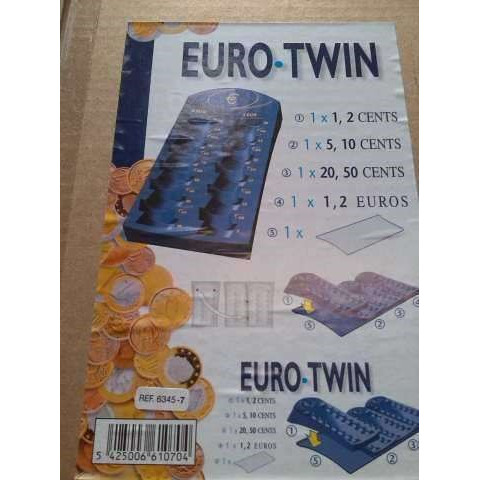 Eurotwin kleingeldsorteersysteem 20 stuks