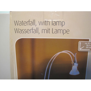 Waterval met lamp 1 stuk