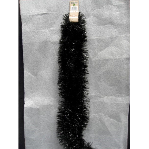 Kerstboom slinger 403ZW zwart 270 cm, 6 stuks