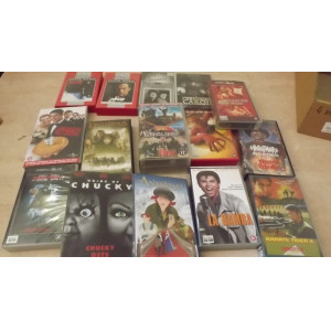 VHS banden, oa Lord of the Rings, Steven Seagal, Spiderman, 15 stuks