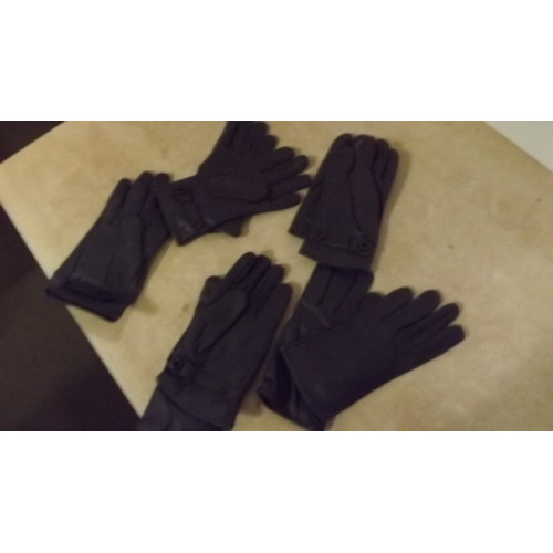 Leren handschoenen, maat 7&8,  5 stuks 