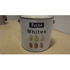 FLEXA, muurverf, 2,5 liter, 2 blikken