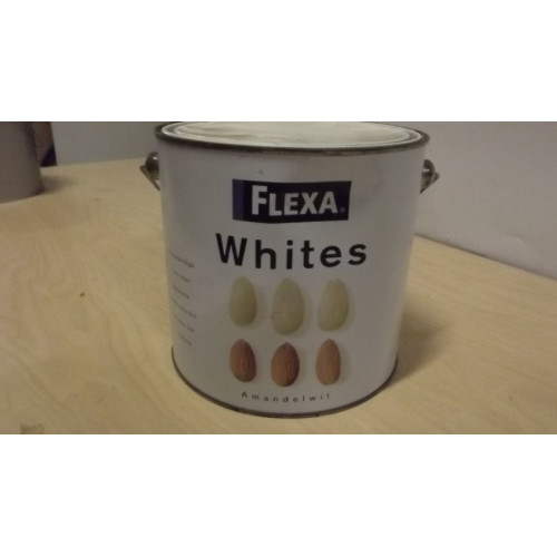 FLEXA, muurverf, 2,5 liter, 2 blikken