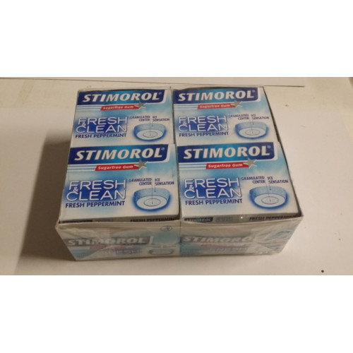 Stimorol kauwgom Fresh Clean 2 pak a 12 pakjes  tht verstreken