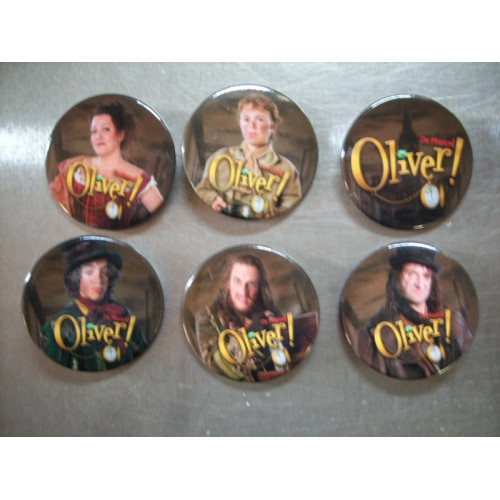 Buttons 66 stuks Oliver Twist 45 mm