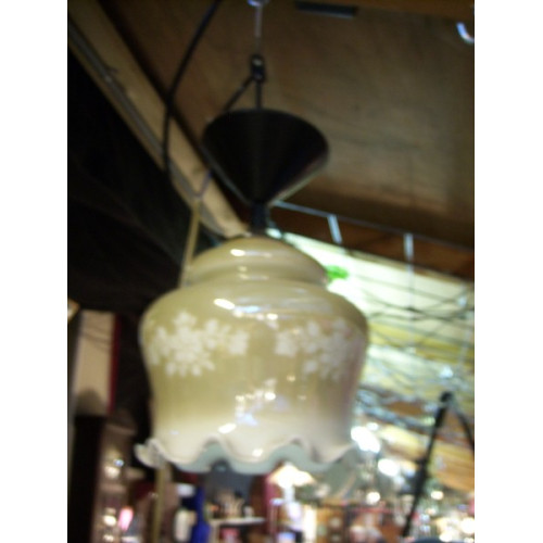 Hanglamp glas 18 cm