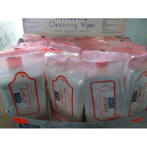 Ruim 100 pakjes intimate cleaning wipes 