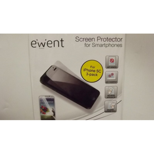 Screen Protector voor IPHONE 5C, 100 sets a 3 stuks