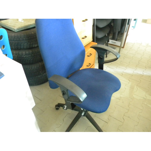 Bureaustoel, verstelbaar, 1 stuks, Blauw
