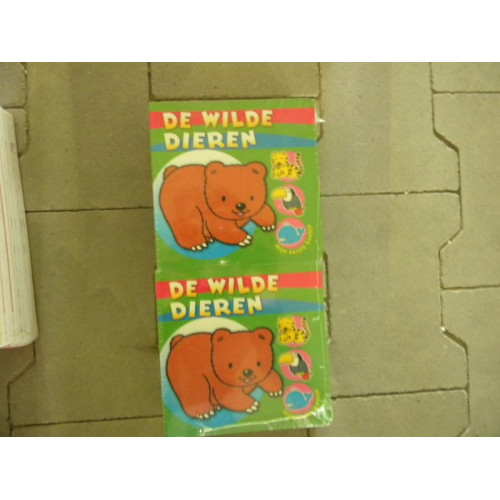Kinderboekjes, 20 stuks, De wilde dieren