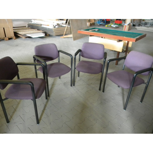 Conferentie stoelen, 4 stuks