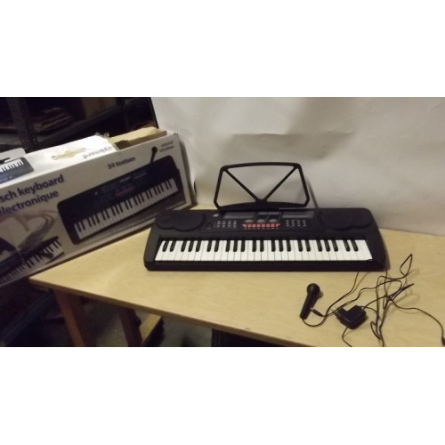 Electronisch keyboard mk-632, inclusief microfoon en boekstandaard