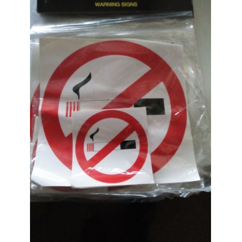 Stickersets niet roken 6 sets