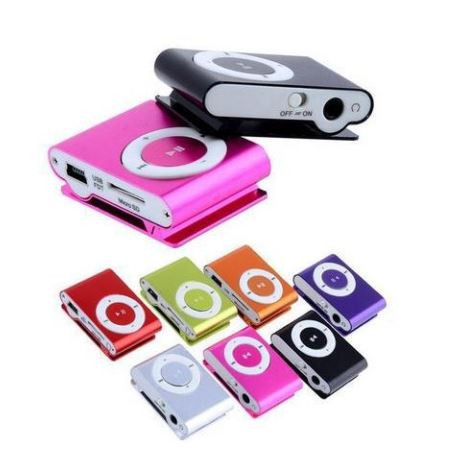 Vijf Keer MINI Flash Clip MP3 Player