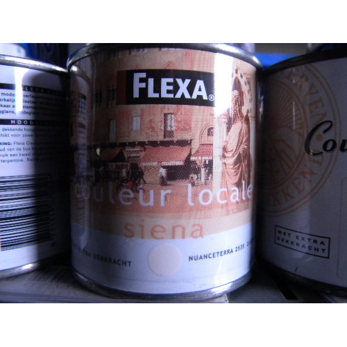 Flexa Zijdeglanslak, 3 blikken a 250 ml, Kleur Nuanceterra 2535