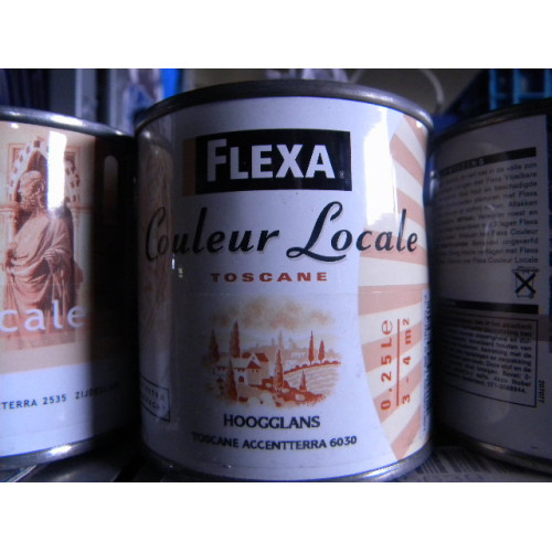 Flexa Hoogglanslak, 2 blikken a 250 ml, Kleur Accentterra 6030
