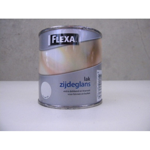 Flexa Zijdeglans, 2 blikken a 250 ml, Kleur Roomwit 1525