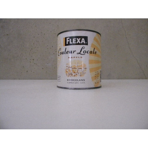 Flexa Hoogglanslak, 1 blik a 750 ml, Kleur Geel 4320