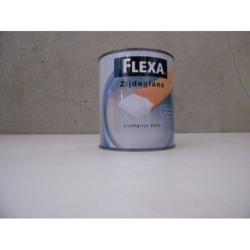 Flexa Zijdeglanslak, 1 blik a 750 ml, Kleur Lichtgrijs 2022
