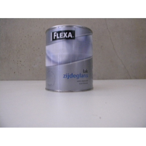 Flexa Zijdeglanslak, 1 blik a 750 ml, Kleur Aluminium
