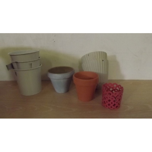 Diverse potten, schalen en bloempotten, circa. 38 stuks