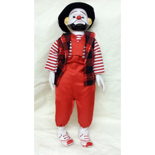 Clownspop, 50 cm, porselein