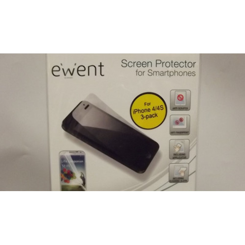 Screen Protector voor IPHONE 4/4S, 100 sets a 3 stuks