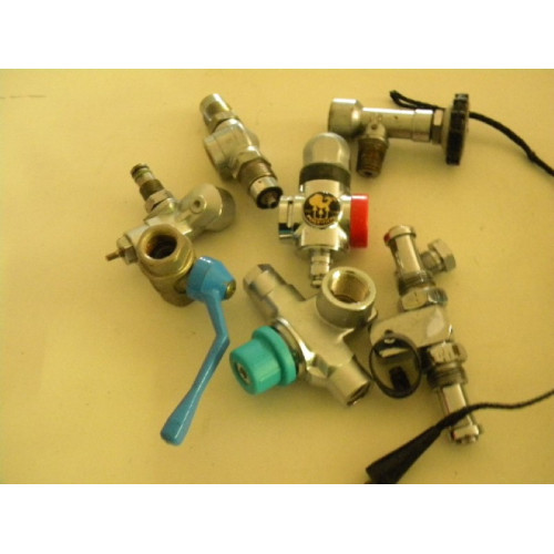 Cillinder ventielkoppelingen en onderdelen, duikgerelateerd