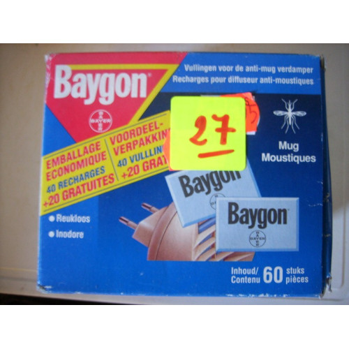 Baygon navul tabletten tegen muggen minimaal 40 stuks