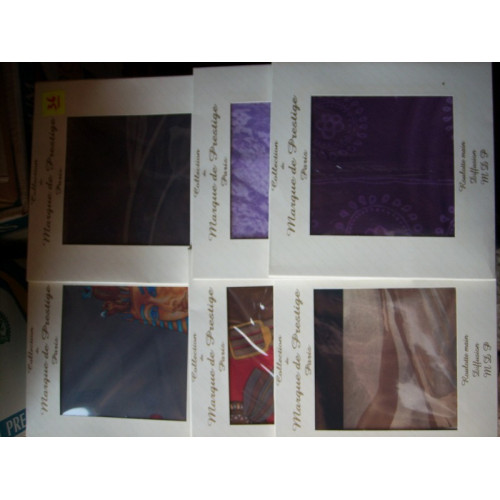 Sjaal collectie de Paris 6 stuks 80 x 80 cm