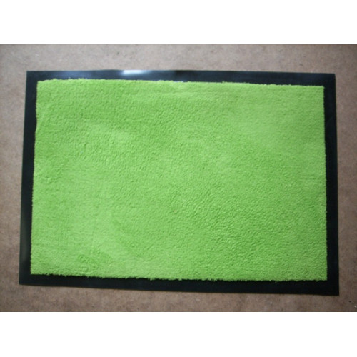 Deurmat met antislip onderlaag 3 stuks 58 x 40 cm groen