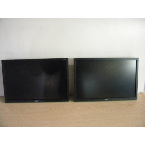 ACER monitor 19 inch LCD, 2 stuks, zonder standaard 