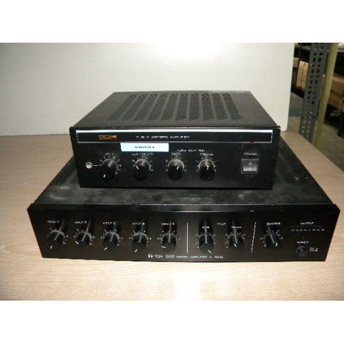 Amplifier, 2 stuks, EAGLE en TOA 500 series
