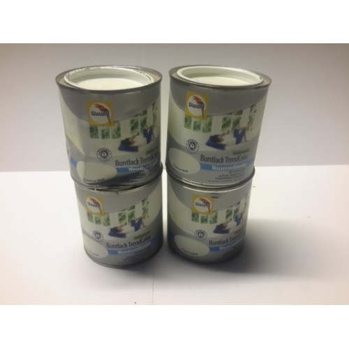 Glasürit Watergedragen zijdeglans Provence Wit 375 ml Zijdeglans : 4 x
