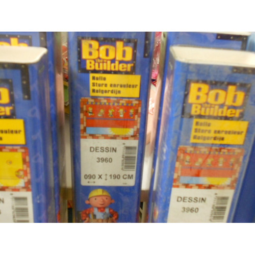 Bob de Bouwer rolgordijn rood 90 x190 cm