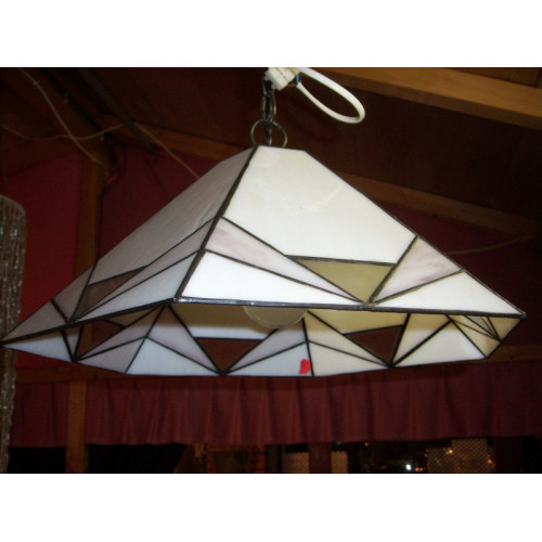 Tiffany hanglamp 6 hoekig breed 46 cm