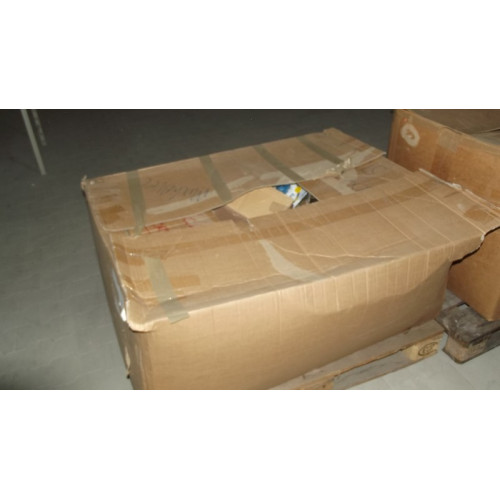 Palletbox vol met diverse handel 120x80x55cm