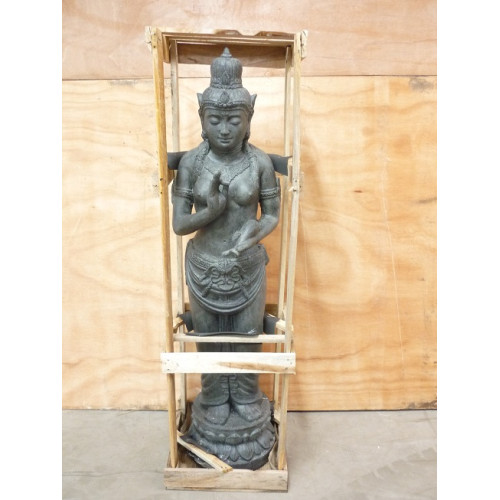 Buddha staand Shiva 132cm nieuw fiberbeton dus ook voor buiten 
