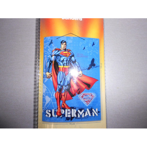 Supermanbanner incl koord, 100cm x 70 cm