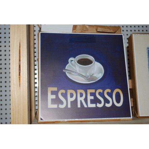 100 stuks Poster type Espresso 18x18 cm