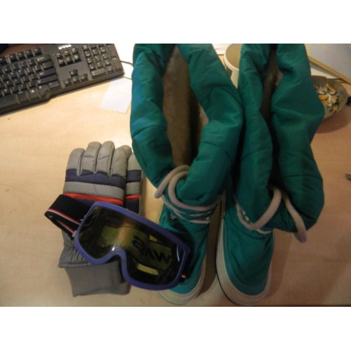 Winterset: Laarzen mt 42 - Skibril - Handschoenen