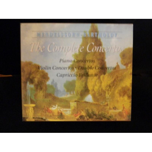 4 CD Box Mendelssohn - Bartholdy Piano - Viool Concerten