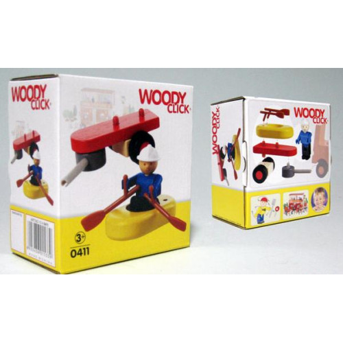 Woody Click houten speelgoed per10stuks